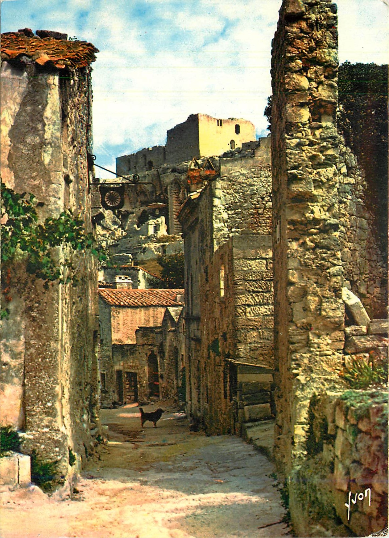 Les Baux - Ruines du Château féodal — Couleurs et Lumière de France, édition J. Jaures, n° 921