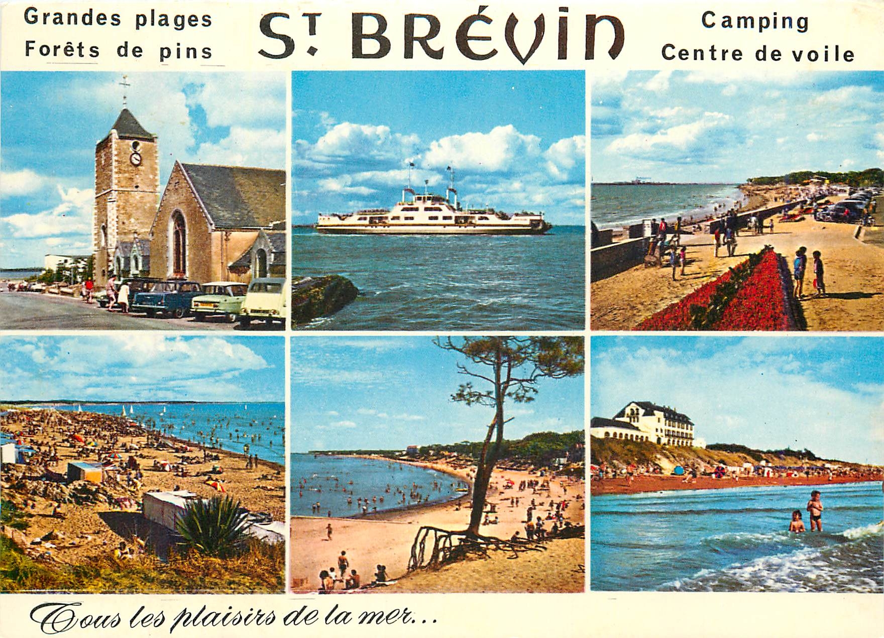 CPM Lumiere de la Cote de Jade Vues de St Brevin Camping