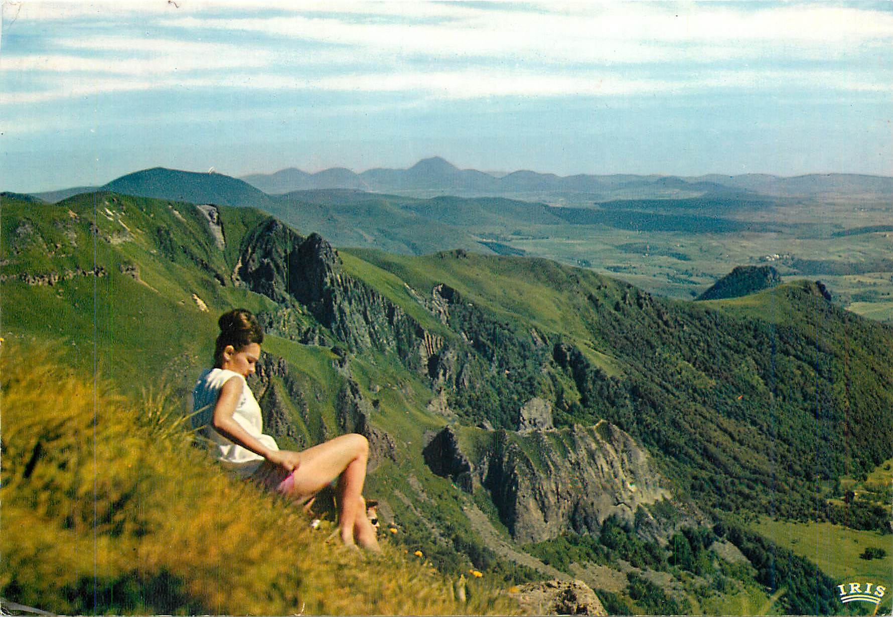 Vue des pentes du Sancy — Auvergne — Éditions IRIS