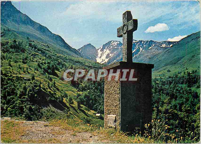 CPM Hautes Pyrenees Tourmalet La Croix de Sers 