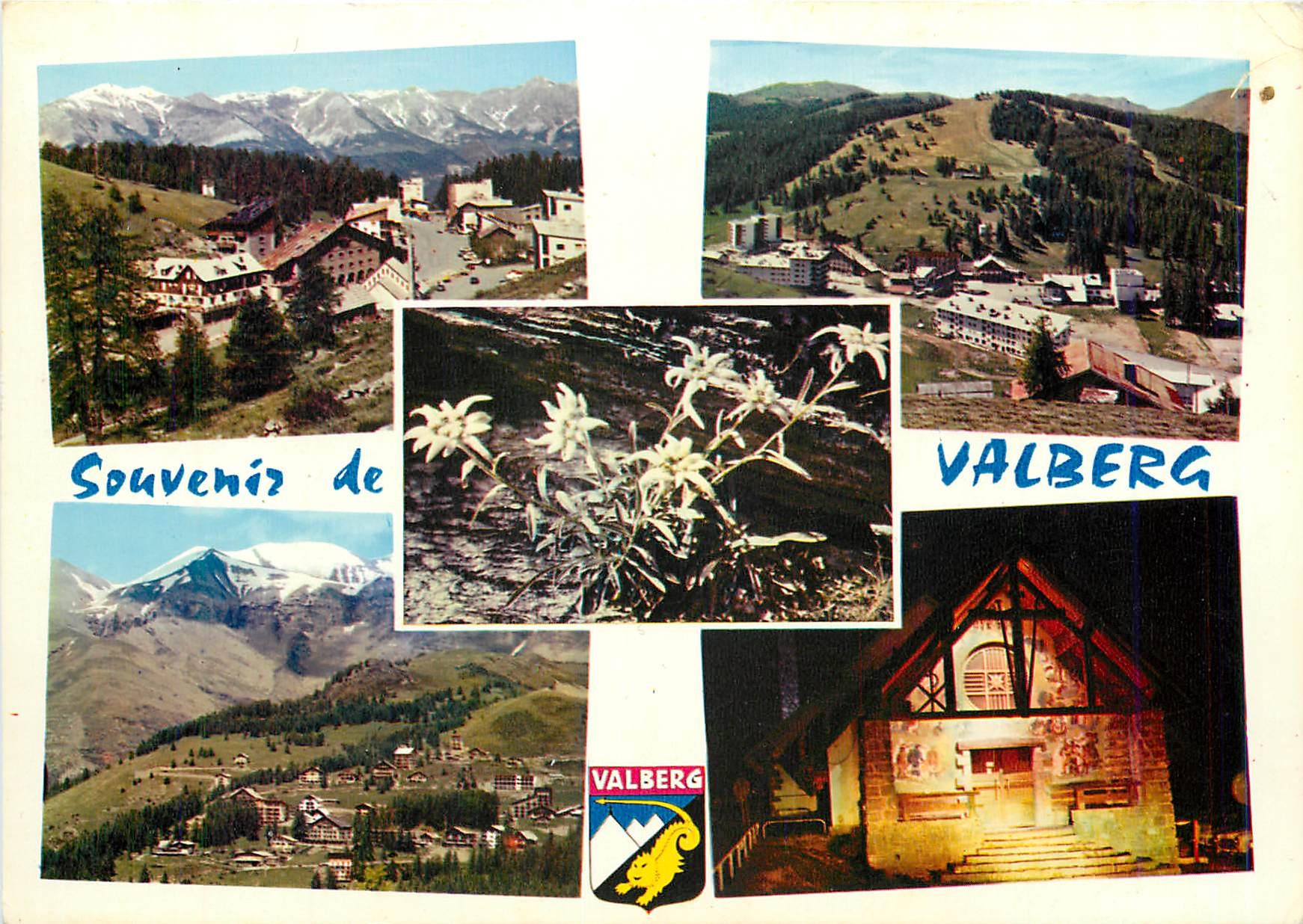 CPM Valberg Vue generale et la Chaine du Saint Honorat 