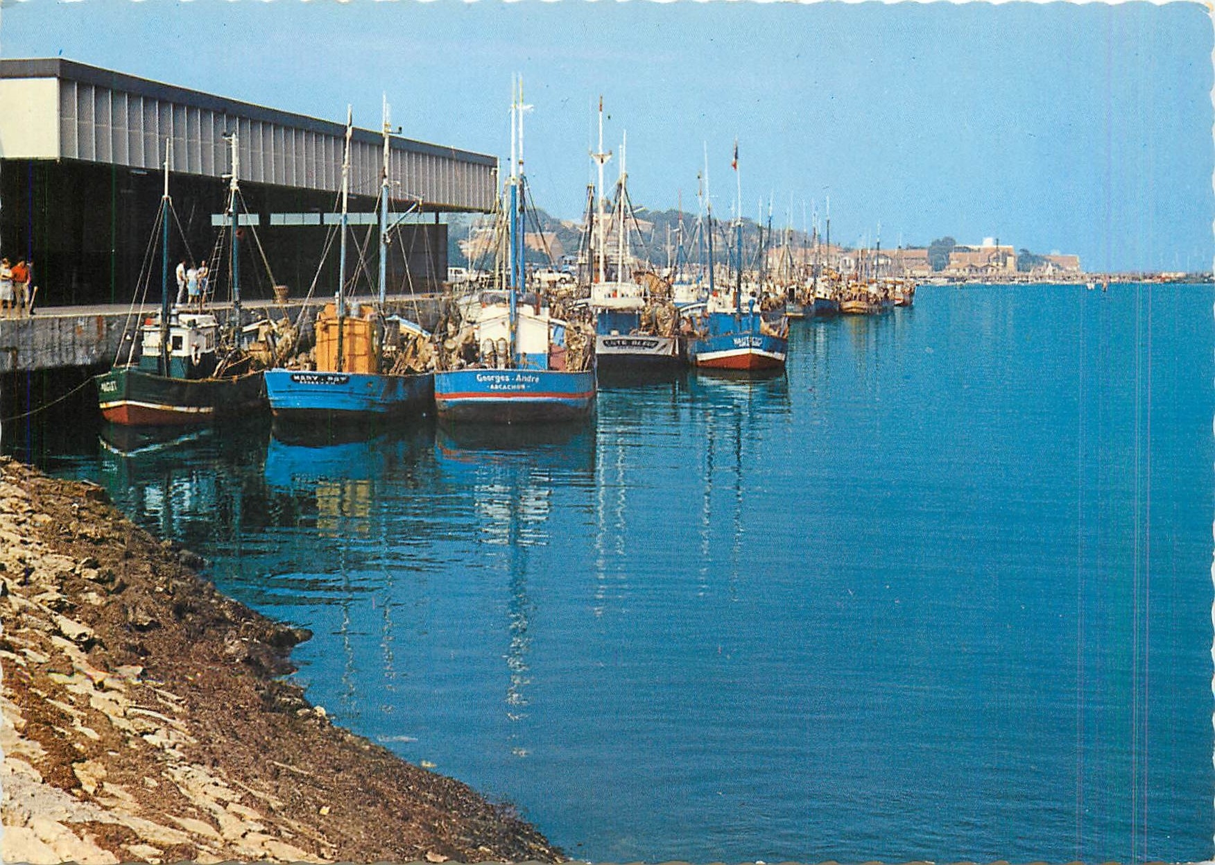 CPM Arcachon Gironde Le Port de Peche Bateaux
