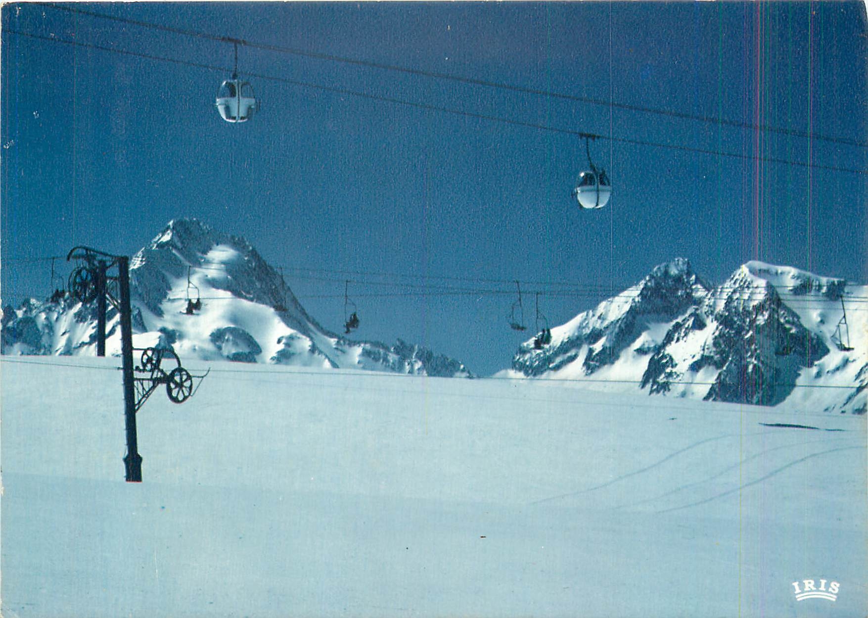 CPM Les 2 Alpes Isere La piste des Cretes et la Muzelle 