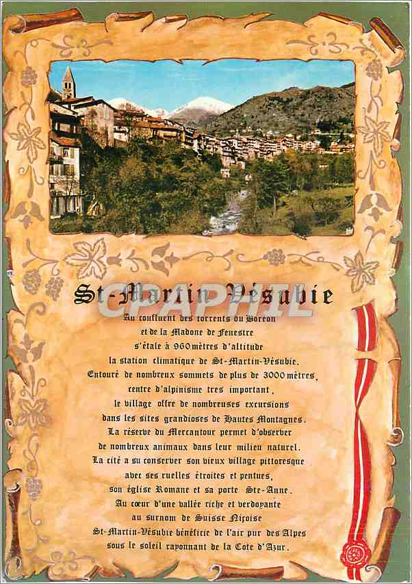 St-Martin-Vésubie — station climatique à 960 m — éditeur Imprimerie de France