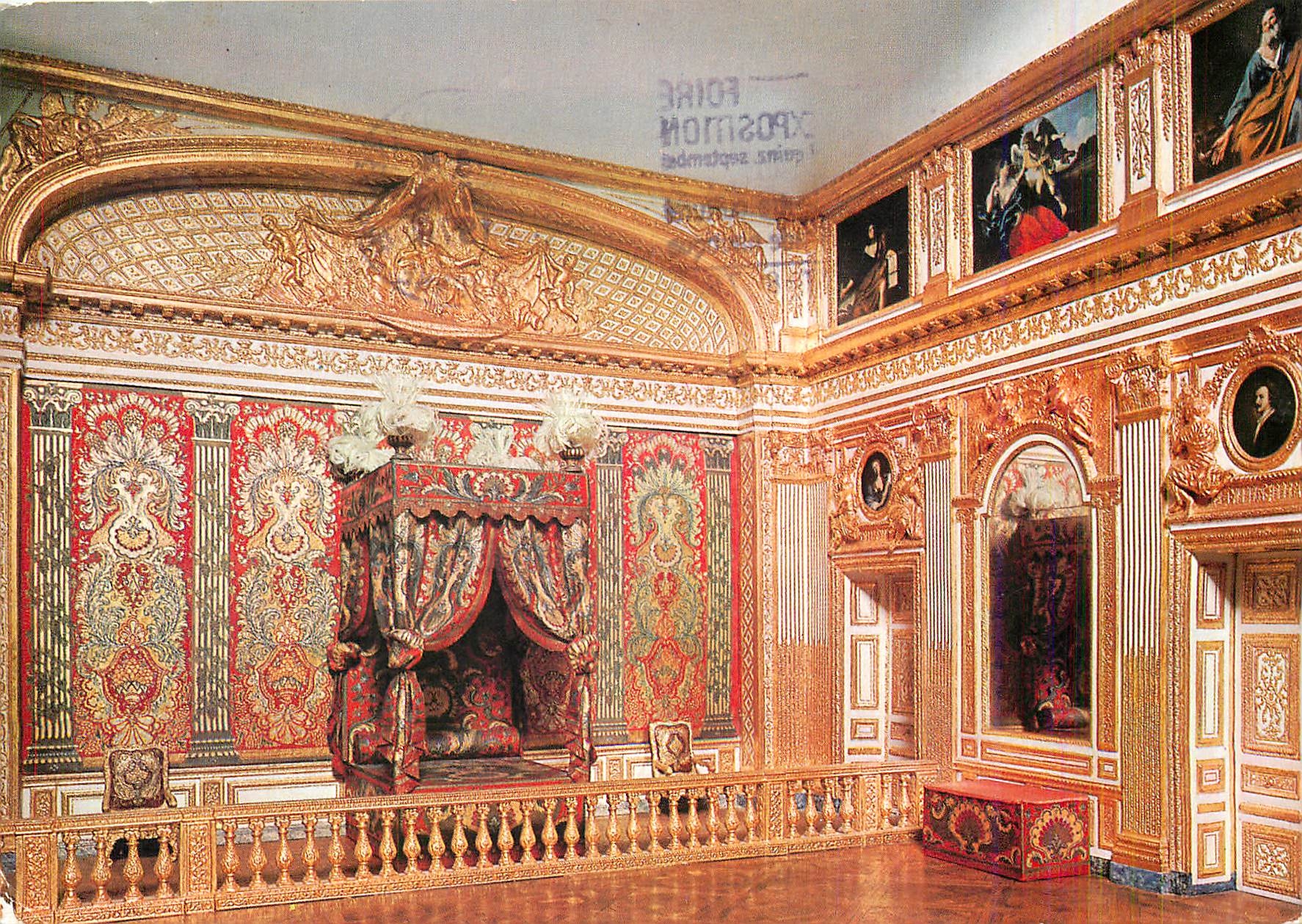 CPM Versailles La Chambre du Roi au temps de Louis XIV 
