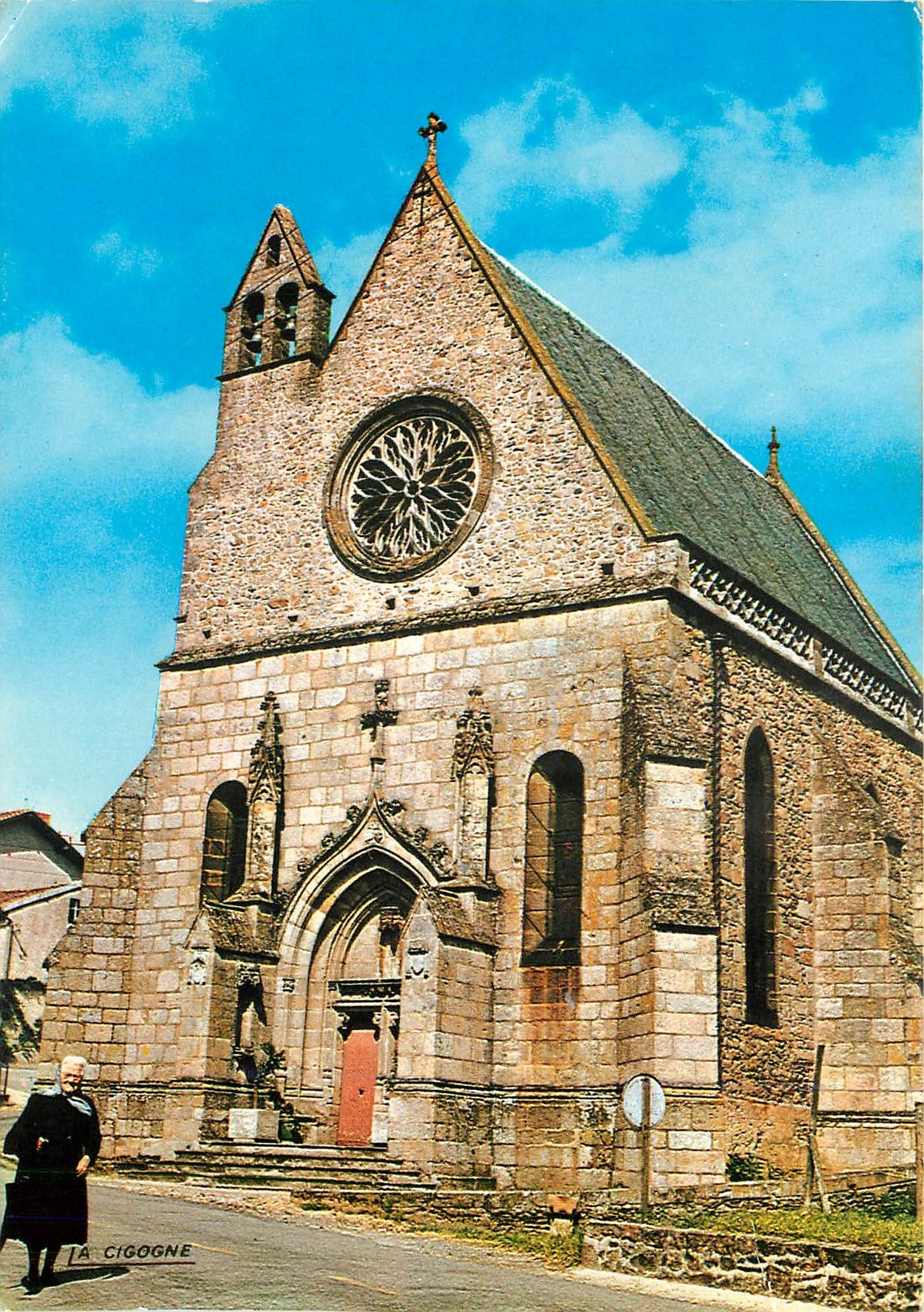 CPM Saint Junien Haute Vienne La Chapelle ND du Pont 