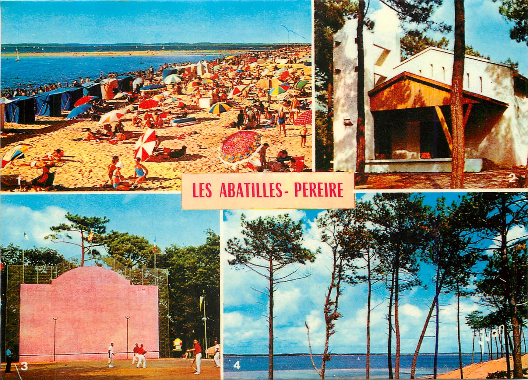 CPM Le Bassin d'Arcachon Les Abatilles Pereire Gironde La Plage 