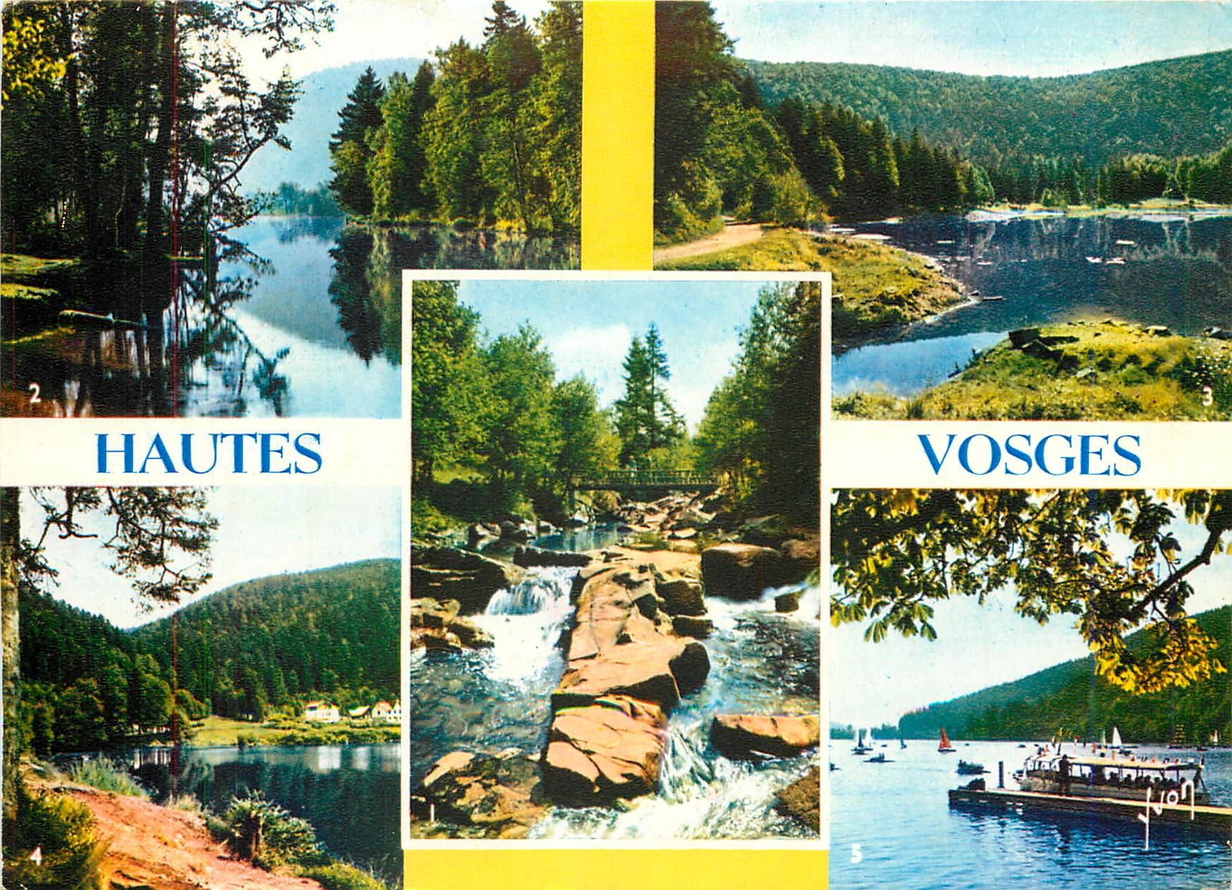 CPM Les Hautes Vosges Saut des Cuves Lac de Longemer 