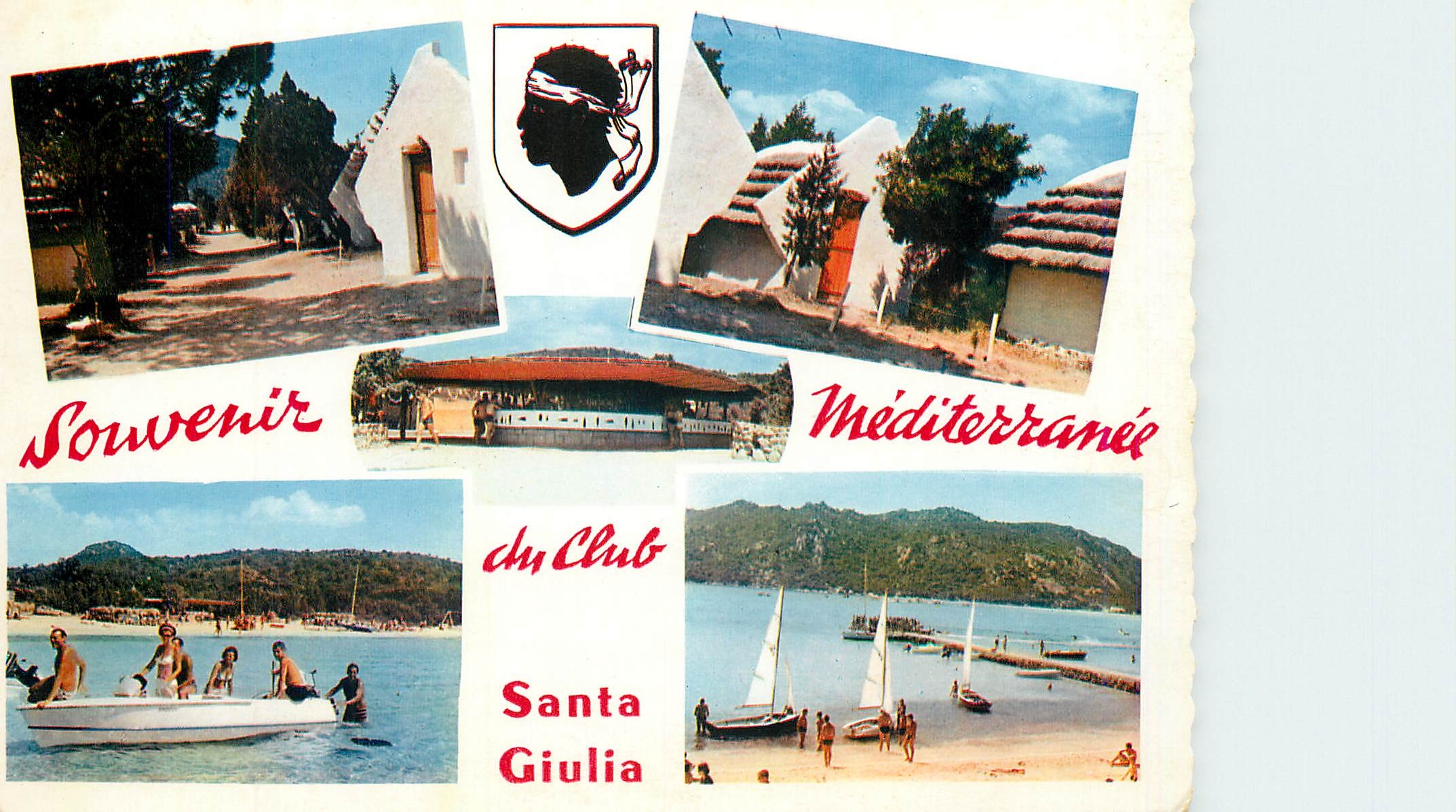 CPM La Club Mediterranee a Santa Giulia Porto Vecchio Corse 