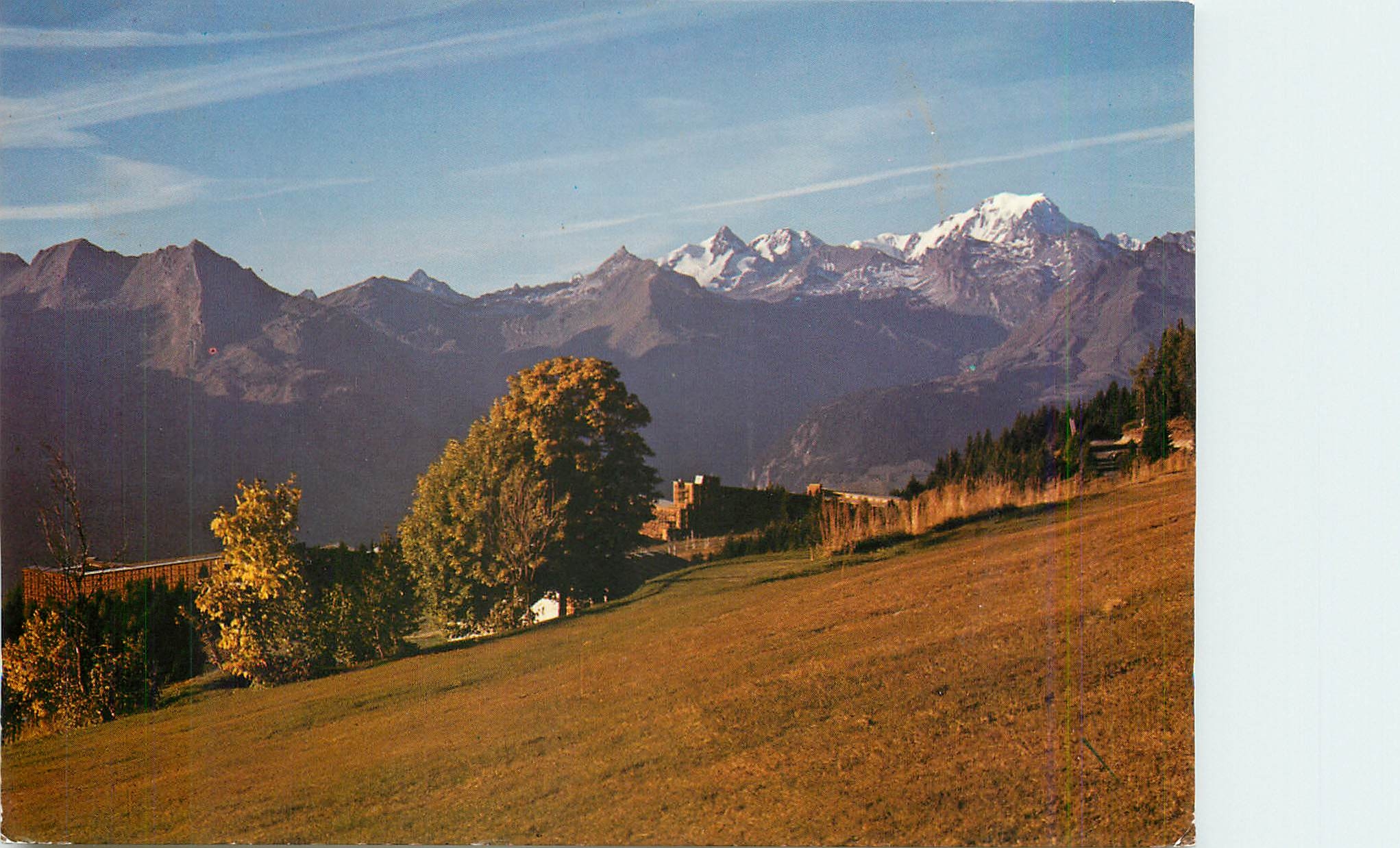 CPM En Tarentaise Savoie Le Mont Blanc vu de la Station 