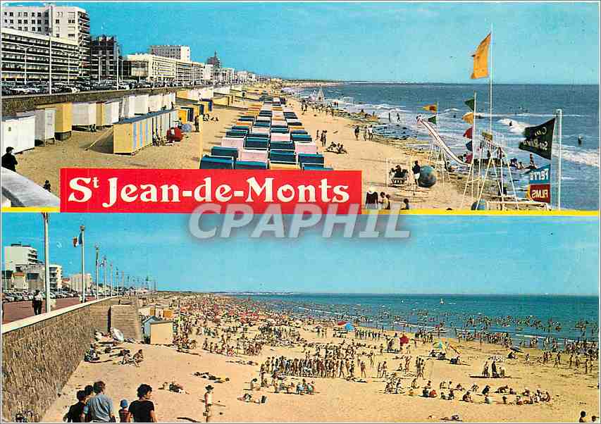 CPM Saint Jean de Monts Les plages 