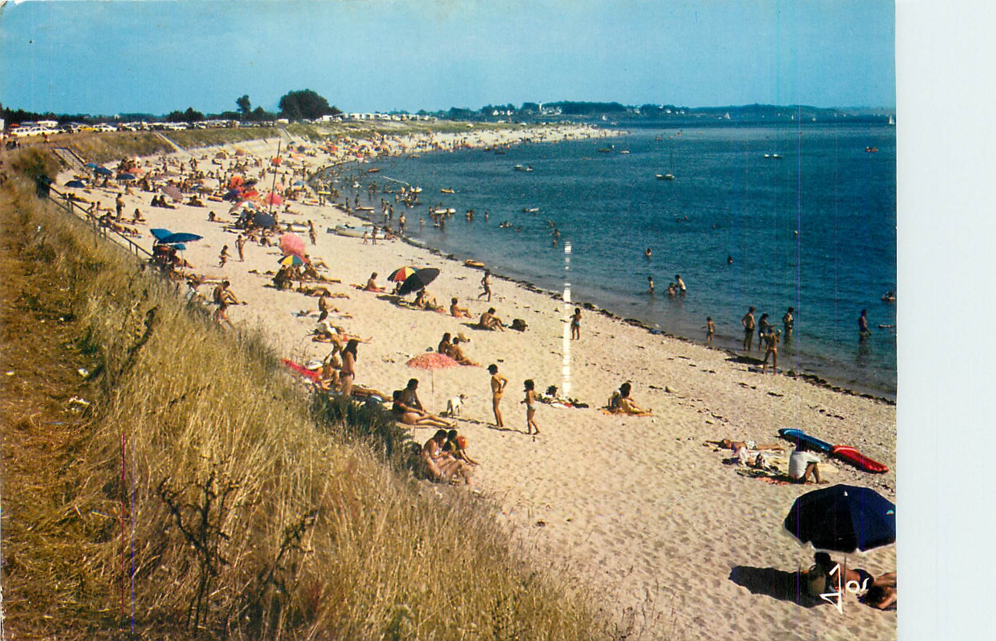 CPM Locmariaquer La grande plage a l'entree du golfe 