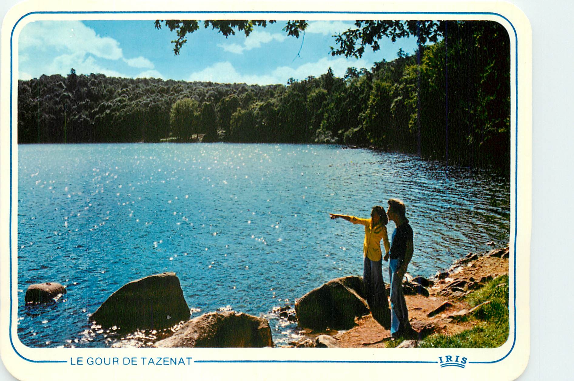 Der Gour de Tazenat — See von Tazenat, Auvergne — Verlag IRIS