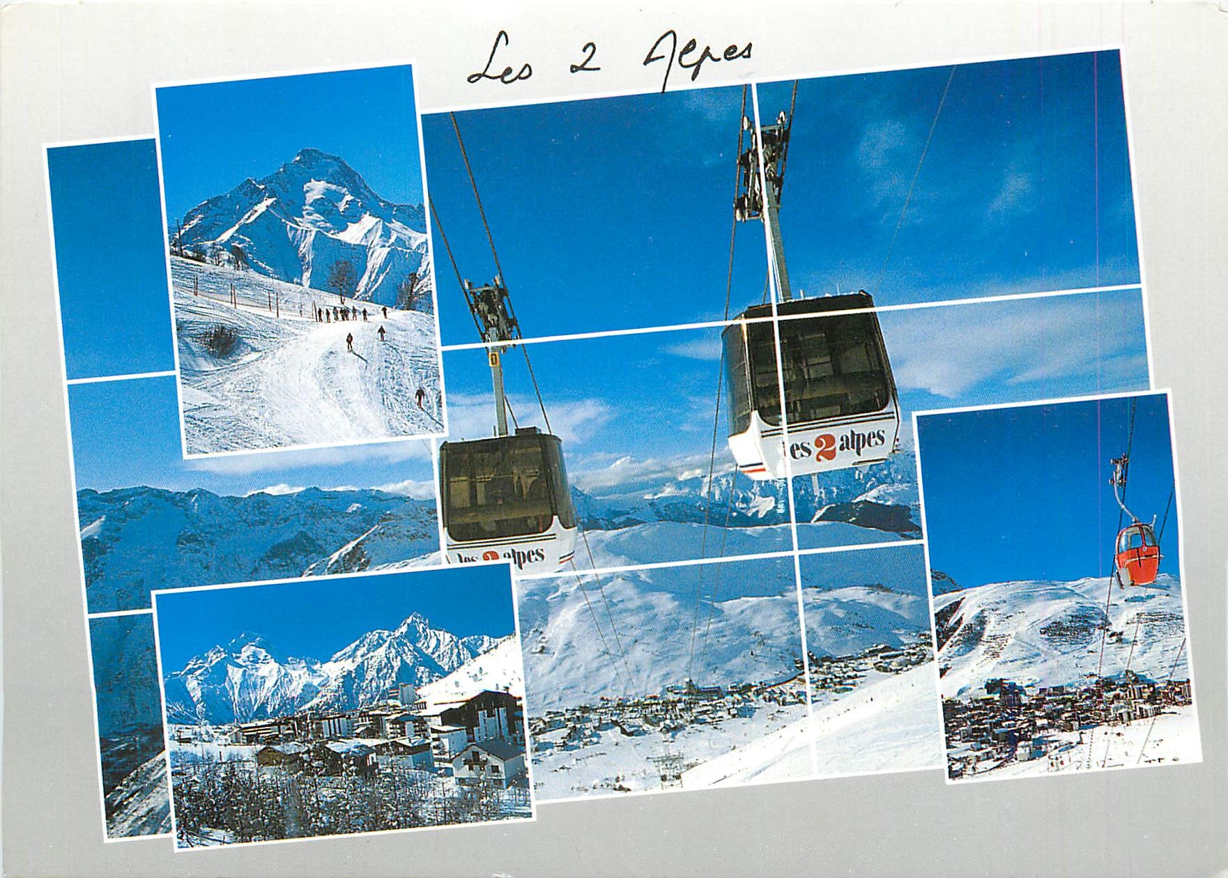 Les Deux Alpes — station de ski — éditeur Les Editions ANDRÉ, Grenoble