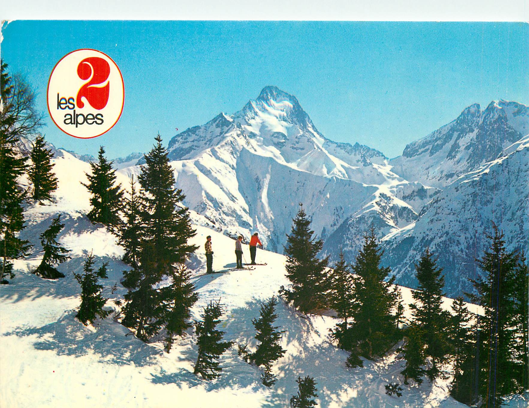 CPM Les 2 Alpes Isere Vue sur la Muzelle 