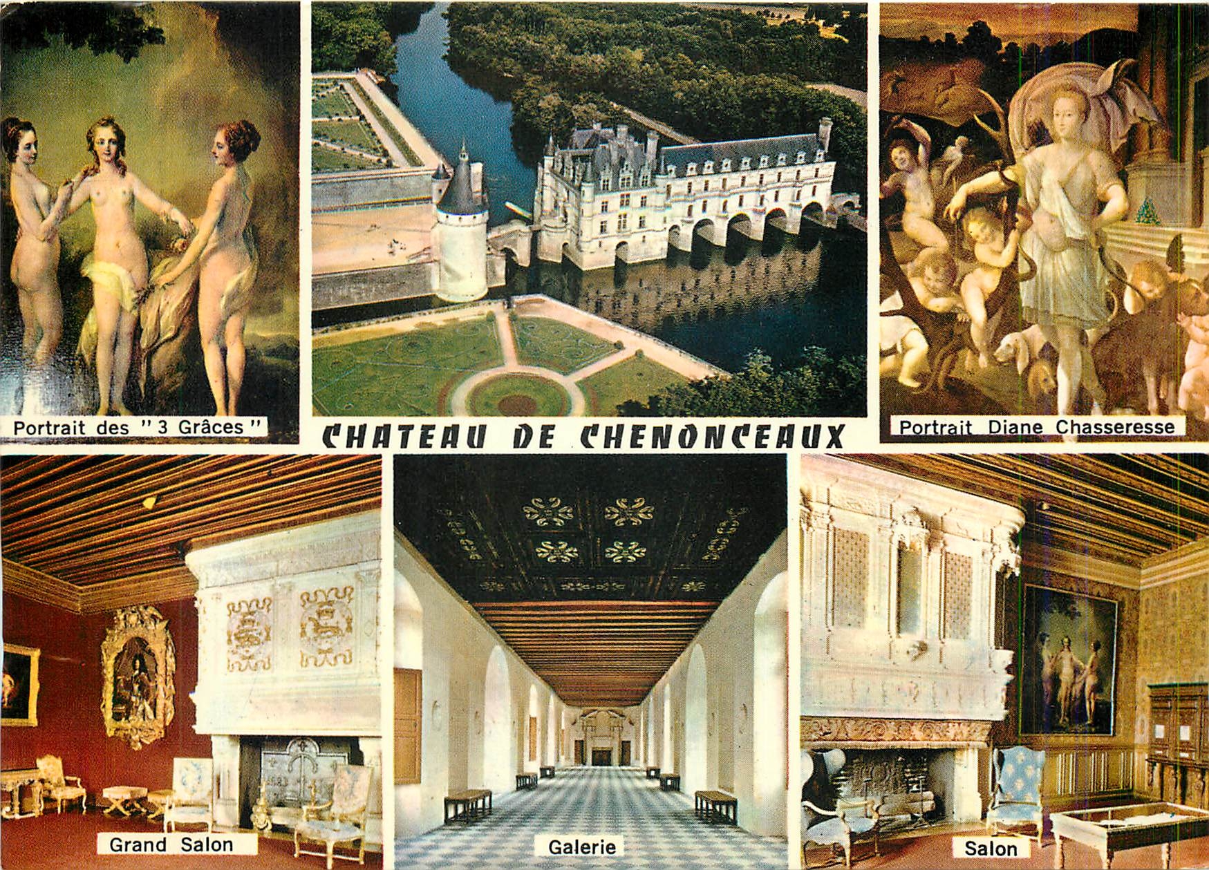 CPM Chenonceaux Indre et Loire Construit de 1513 a 1521 par Thomas Bohier 