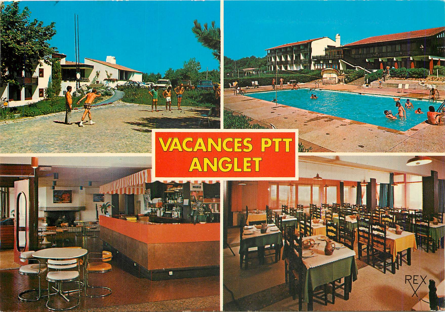 CPM Village Vacances PTT Chambre d'Amour Anglet 