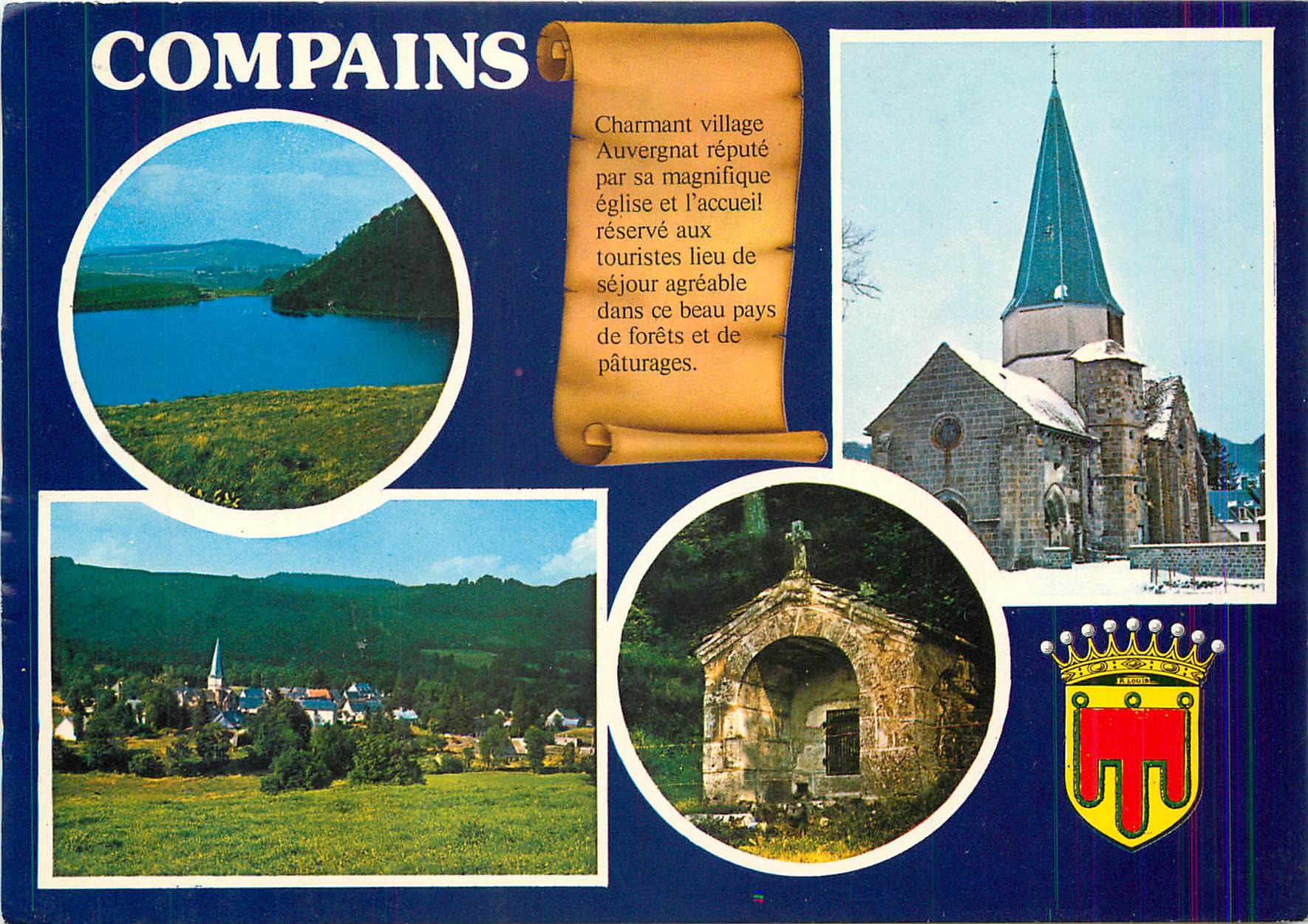 CPM Compains P de D Lac Montcineyre L'Eglise Vue generale 