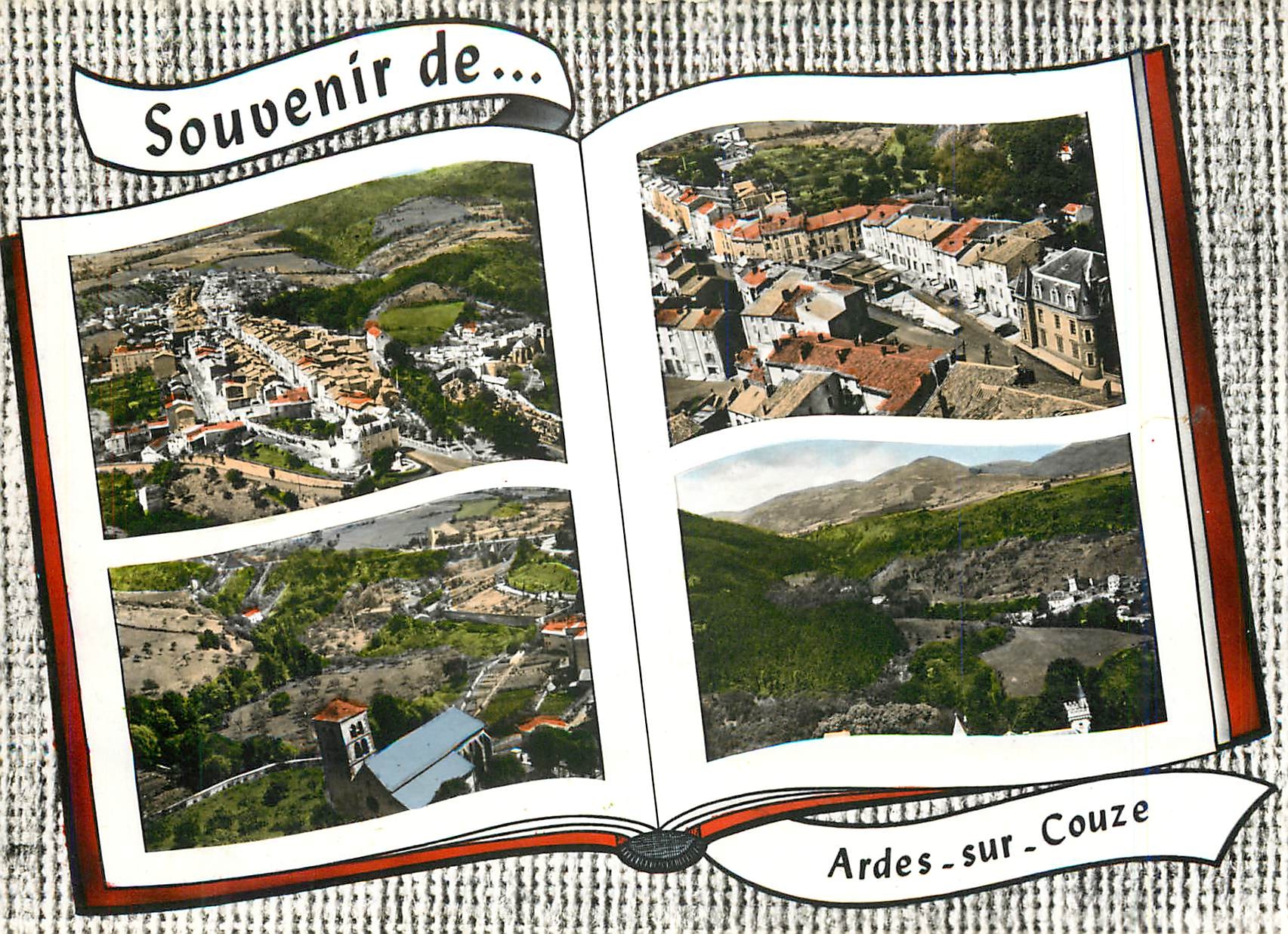 CPM Ardes sur Couze P de D Vue generale Le Chateau et le Haut de la Ville 