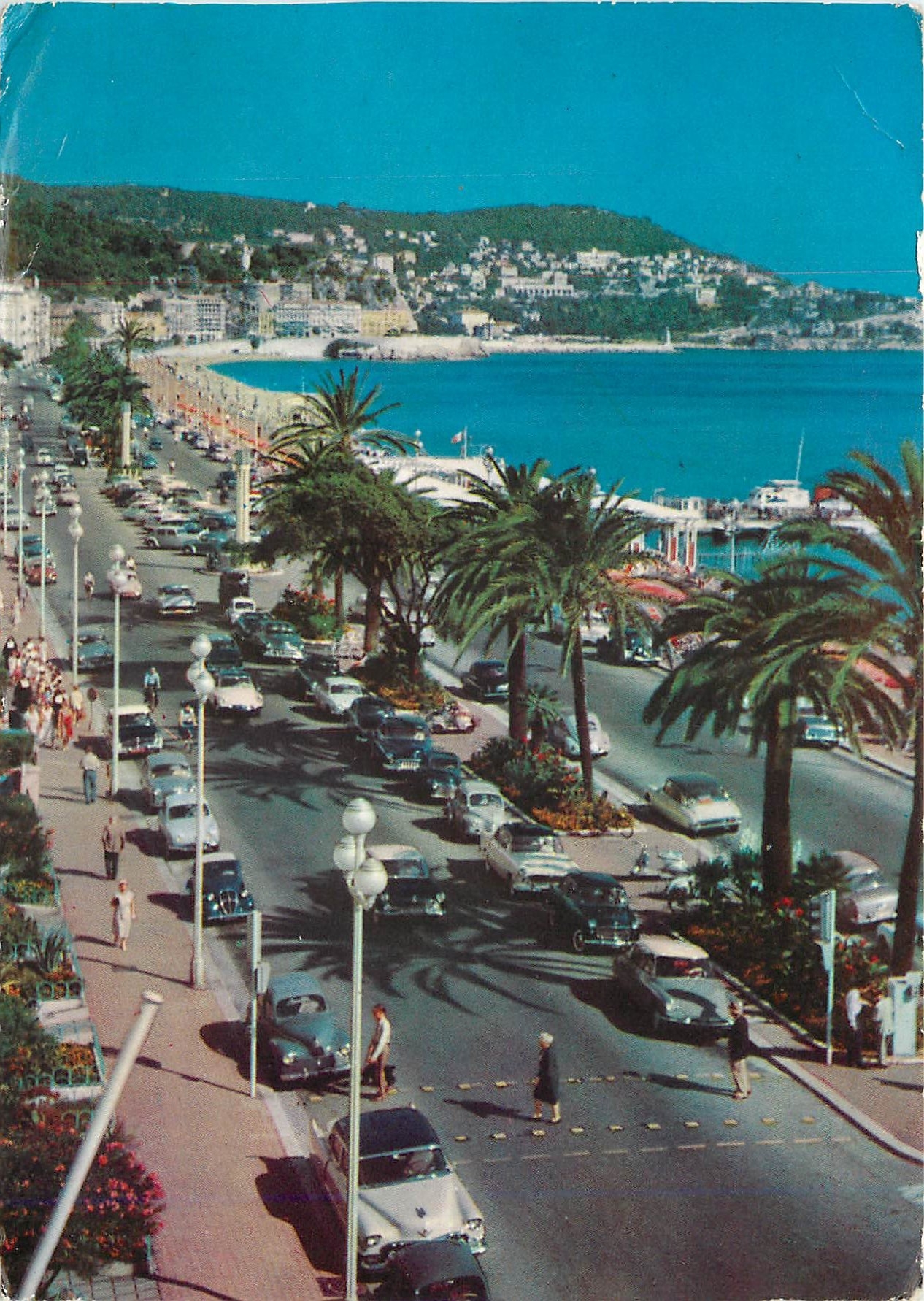 CPM Nice Promenade des Anglais Le Mont Boron 