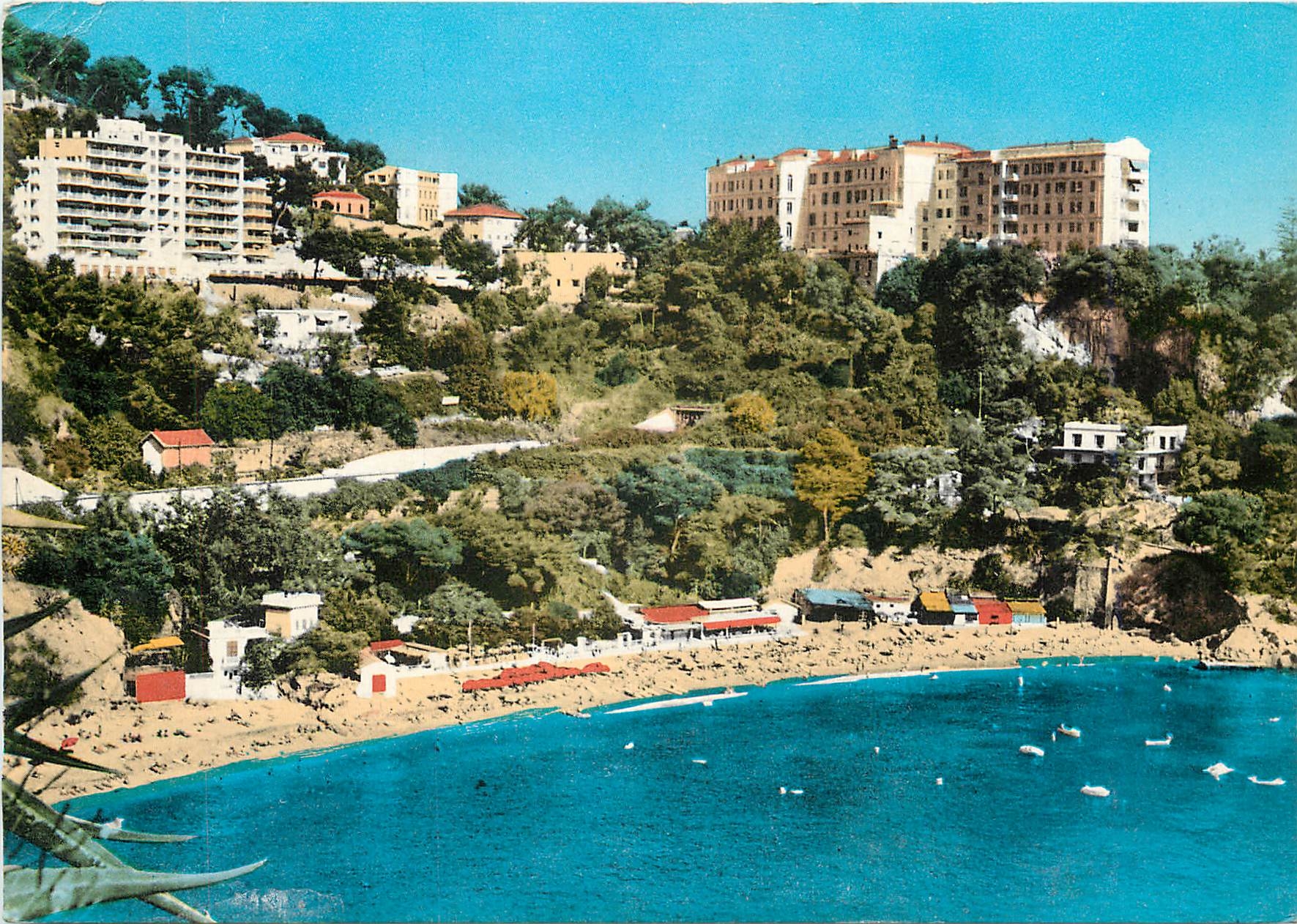 CPM Cote d'azur Cap d'Ail et la Plage Mala 