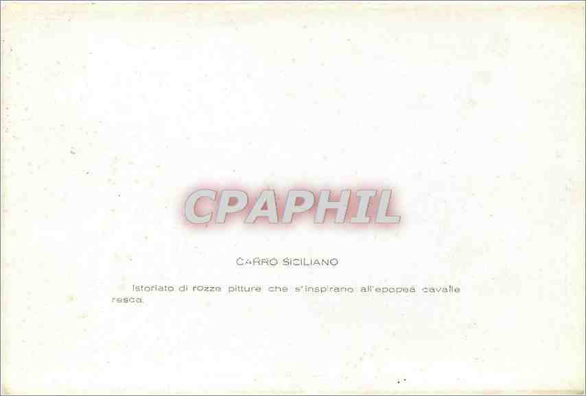 CPM Siracusa Carro Siciliano Enfants Ane Mule — Back