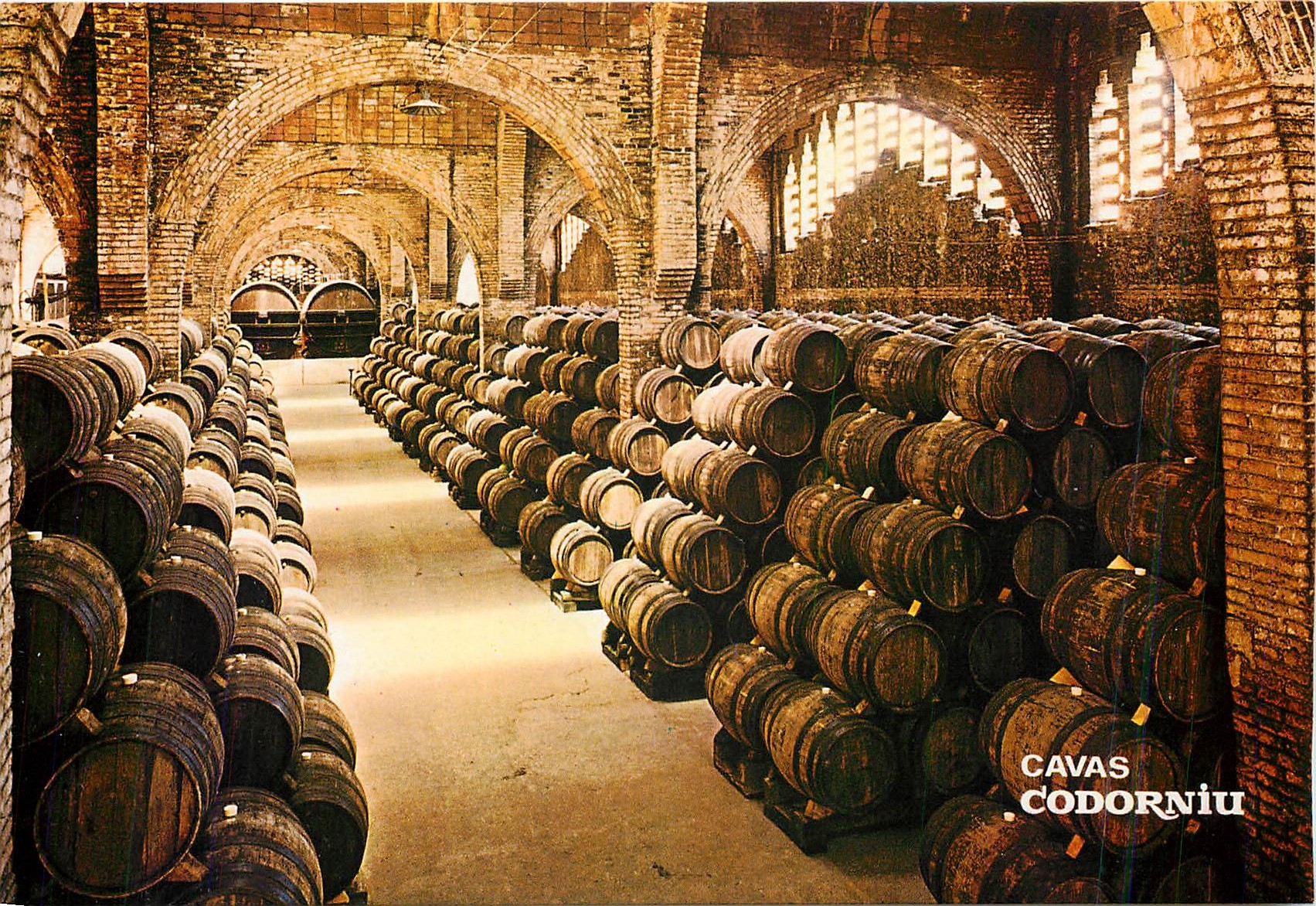 CPM Cavas Codorniu Un cellier Monument National Classe 