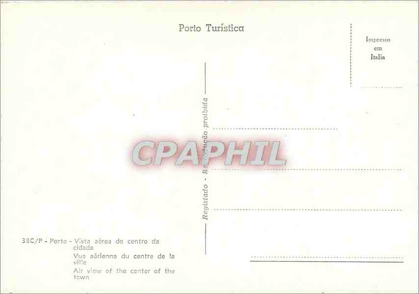 CPM Porto Vue aerienne du centre de la Ville  — Rückseite