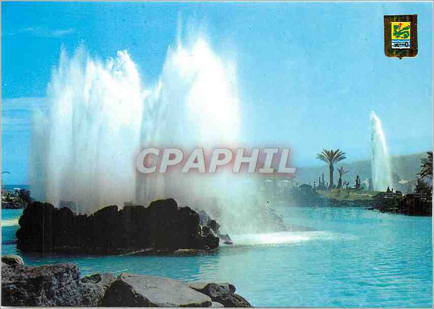 CPM Puerto de la Cruz Tenerife Un coin du lac Martianez 