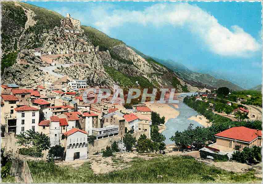 CPM Entrevaux BA Vue generale et le Var 