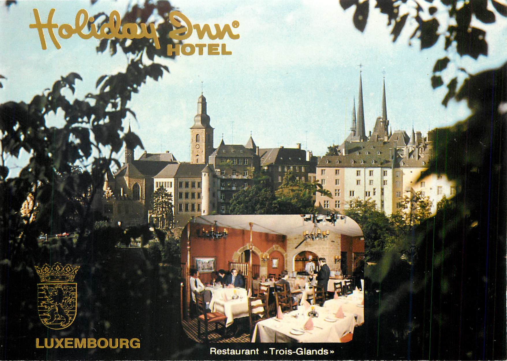 CPM Holiday Inn Hotel Luxembourg Restaurant Trois Glands 
