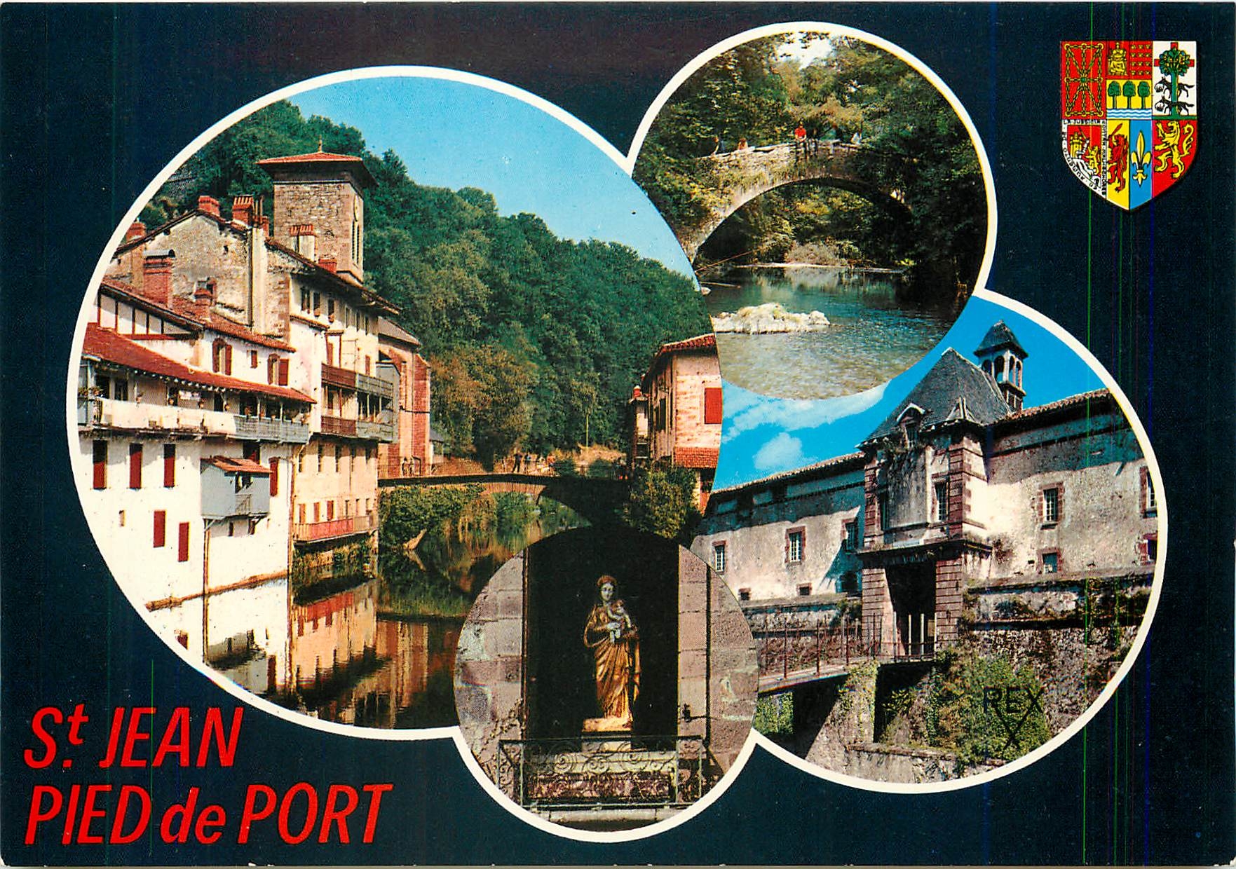 St Jean Pied de Port — ville fortifiée sur la Nive — Éditions REX PAU