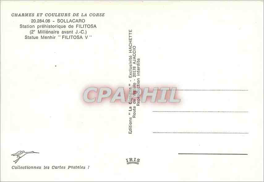 CPM Sollacaro Station prehistorique de Filitosa  — Rückseite