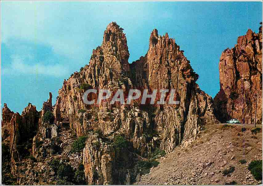 CPM Corse Ile de Beaute Les Calanche de Piana Les Aiguilles et Entree du Tunnel 