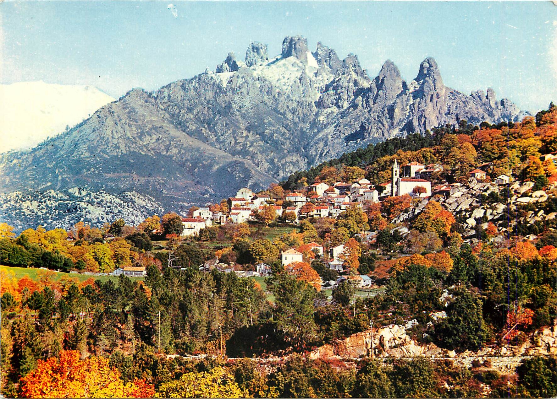 CPM La Corse Ile de Beaute Zonza et les Aiguilles de Bavella 