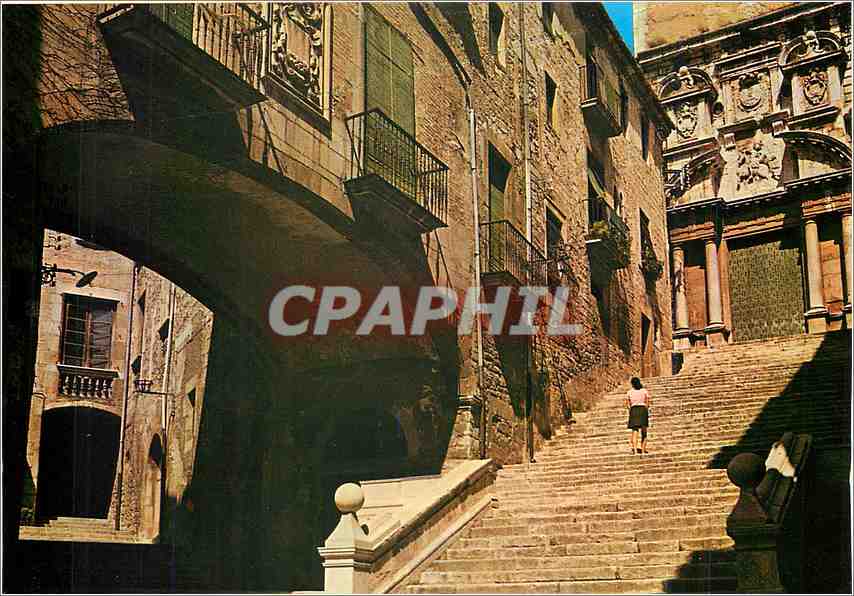 CPM Gerona Escalier du Roi Saint Martin 