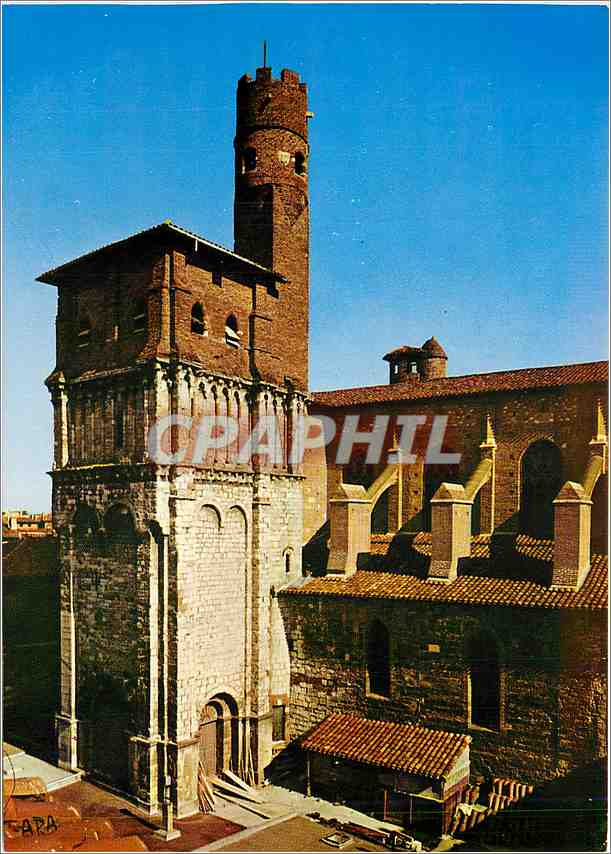 CPM Albi Tarn Ville d'Art Centre du Tourisme Le Clocher de la Collegiale St Salvy 