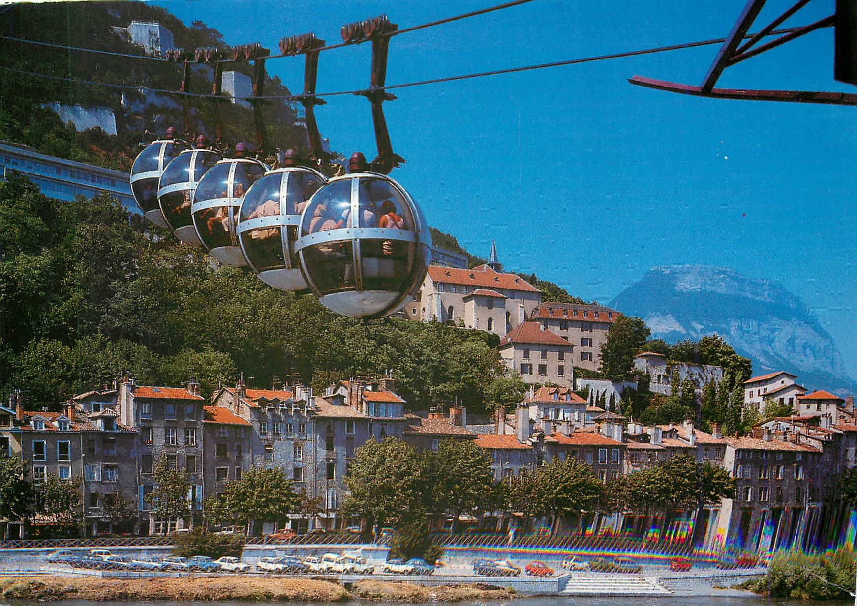 CPM Grenoble Dauphine France Le Telepherique de la Bastille 