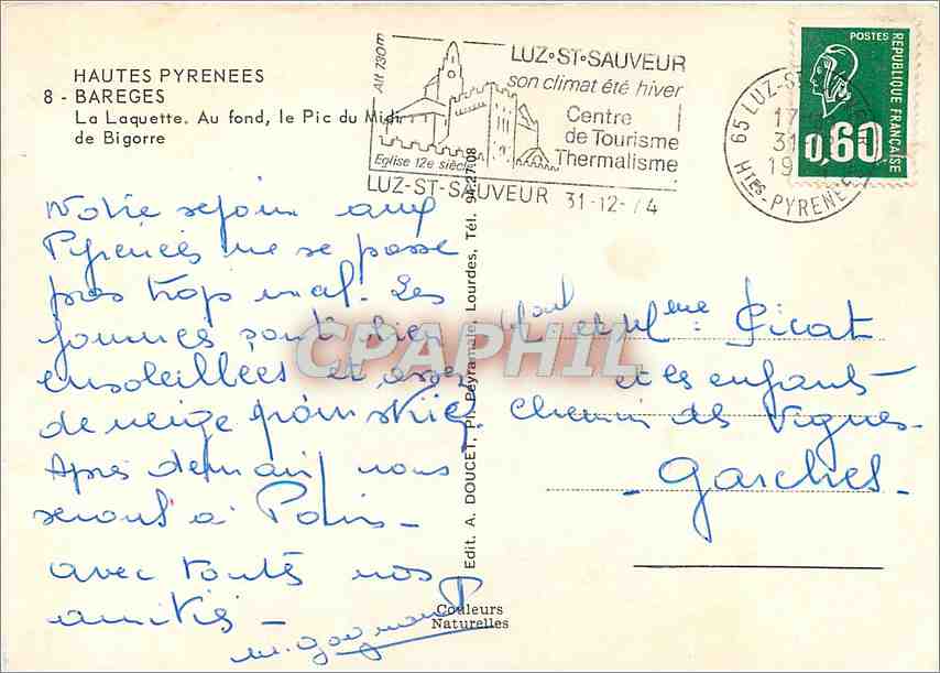 Luz-Saint-Sauveur — Thermal Tourism Centre — Edlux — Back