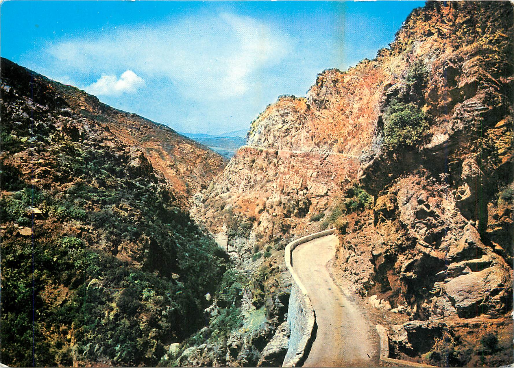 CPM La Corse Ile de Beaute Environs de Bastia Le Defile de Lancone 