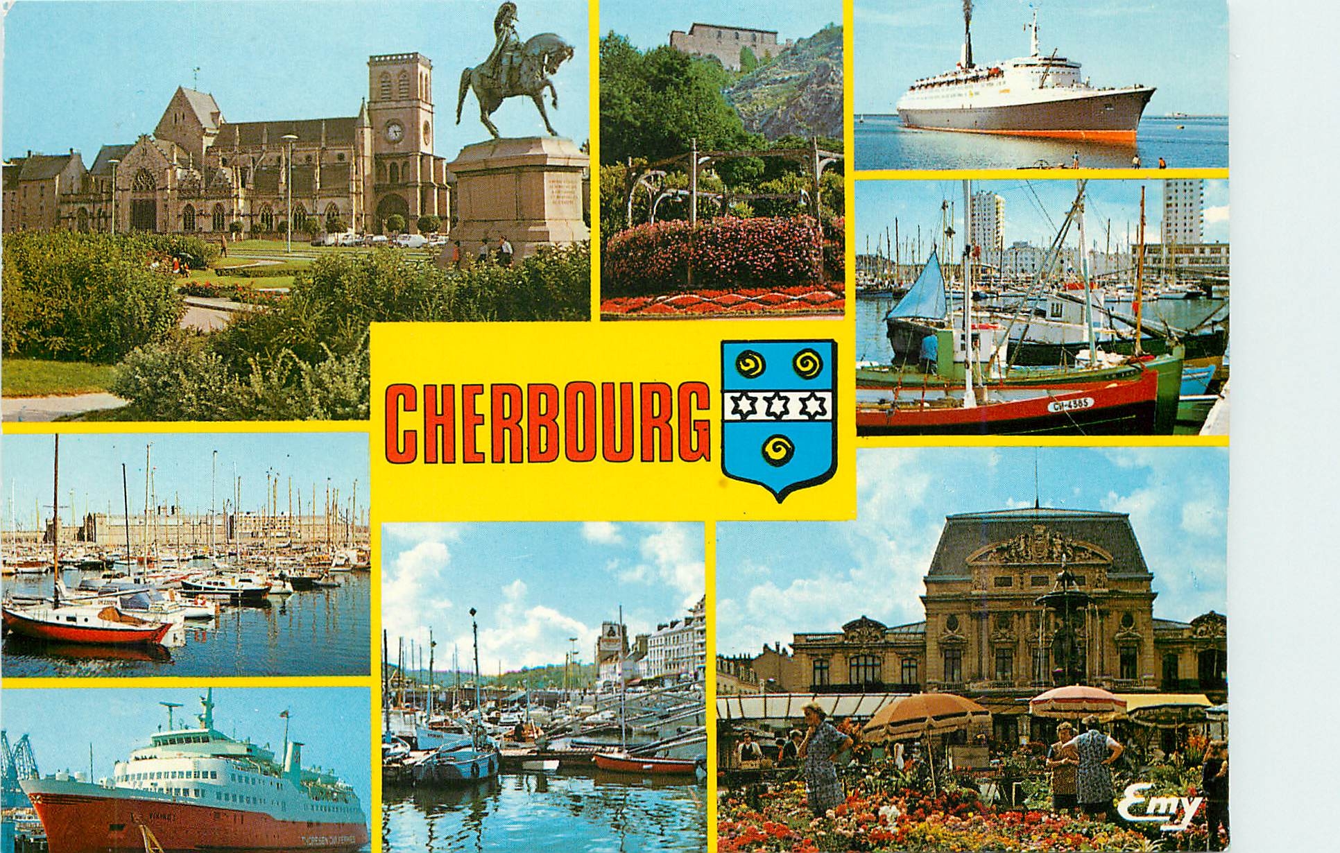 Cherbourg — vue de l'arsenal — Éditeur Emy, n° 10165