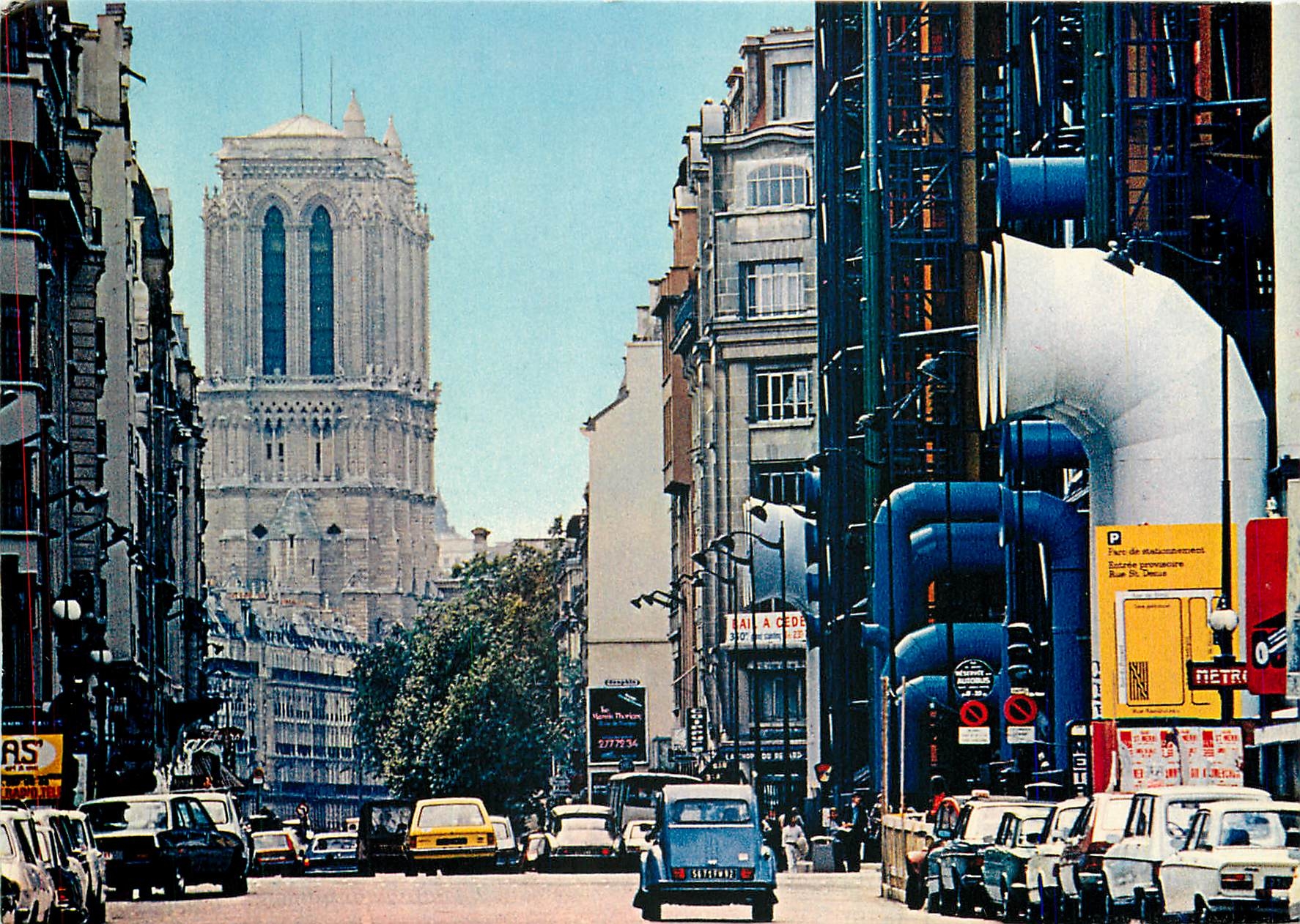 CPM Paris Centre National d'Art et de Culture Georges Pompidou 