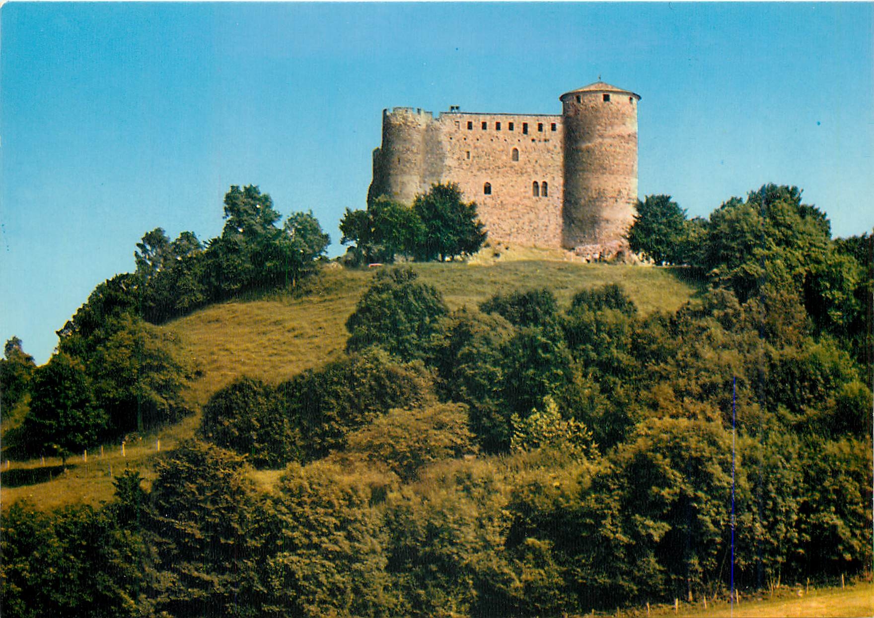 CPM Environs de Vic le Comte P de D Chateau feodal de Busseol 