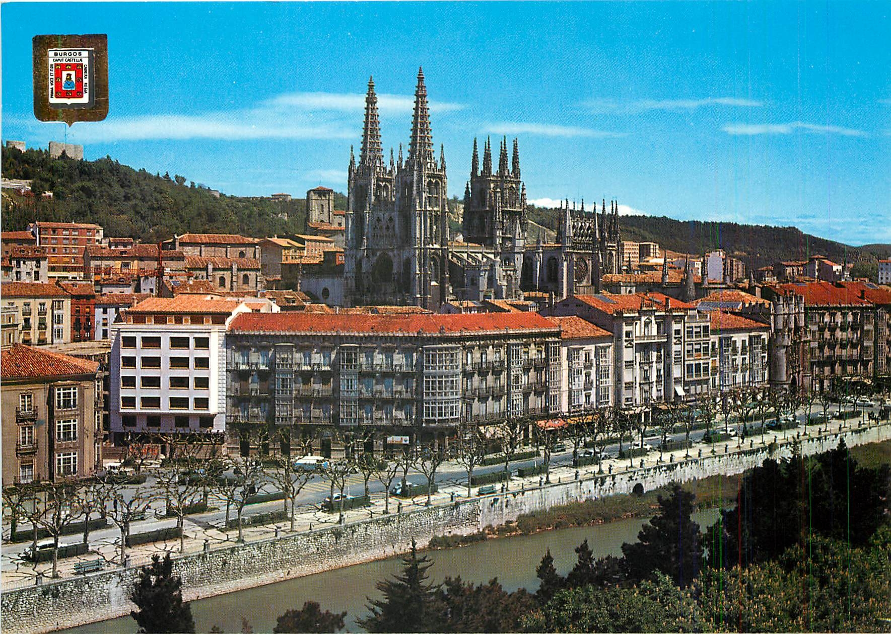 CPM Burgos Cathedrale et Promenade 