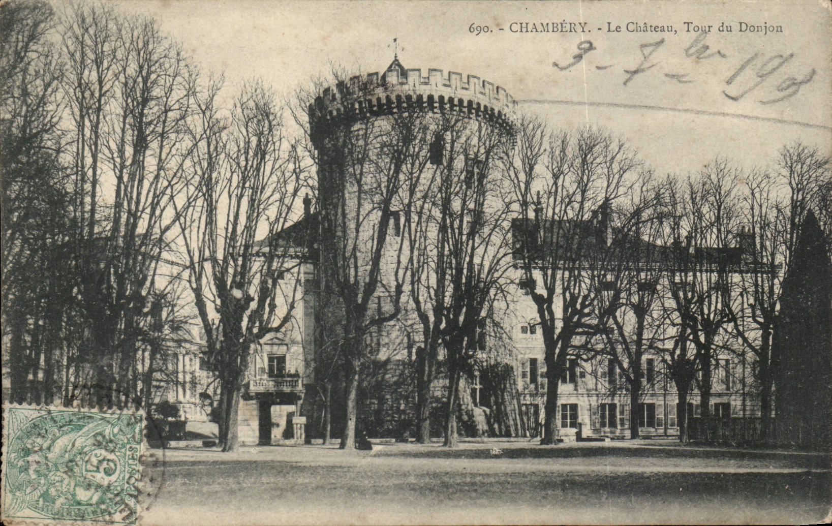 Chambery CPA Le chateau Tour du donjon