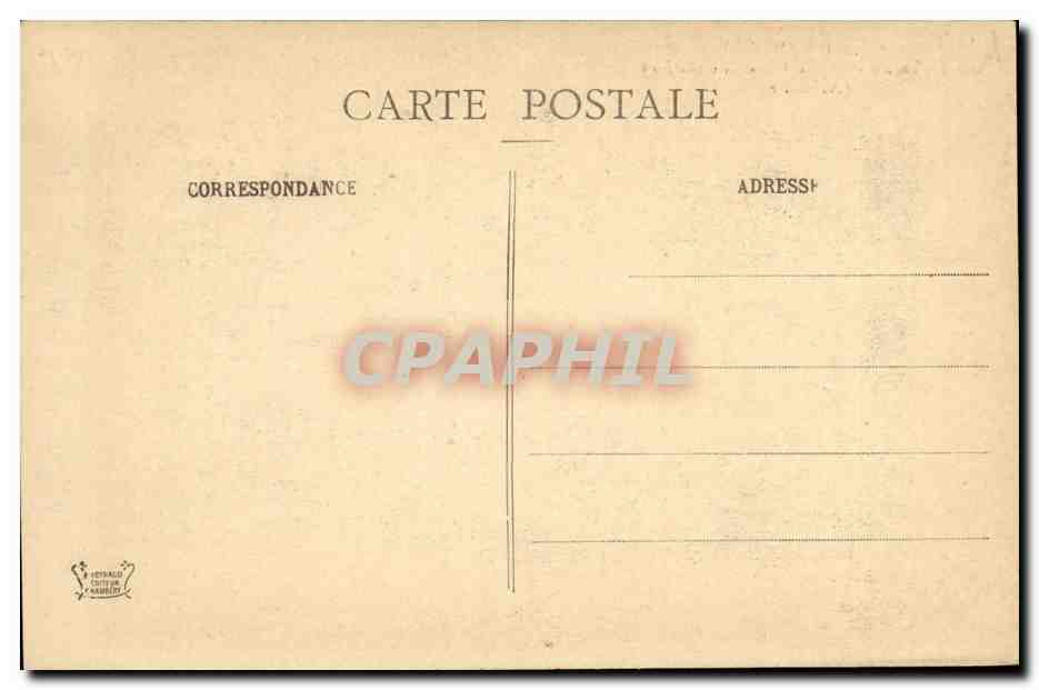 Chambery CPA Tour de l'ancien manoir des sires de cAhmbery (11eme) — Verso