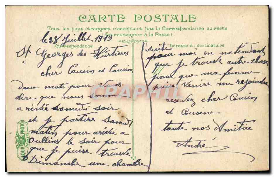 Chambéry. Le Château et la Chapelle des ducs de Savoie — L.V.A.O. n°2403 — Verso