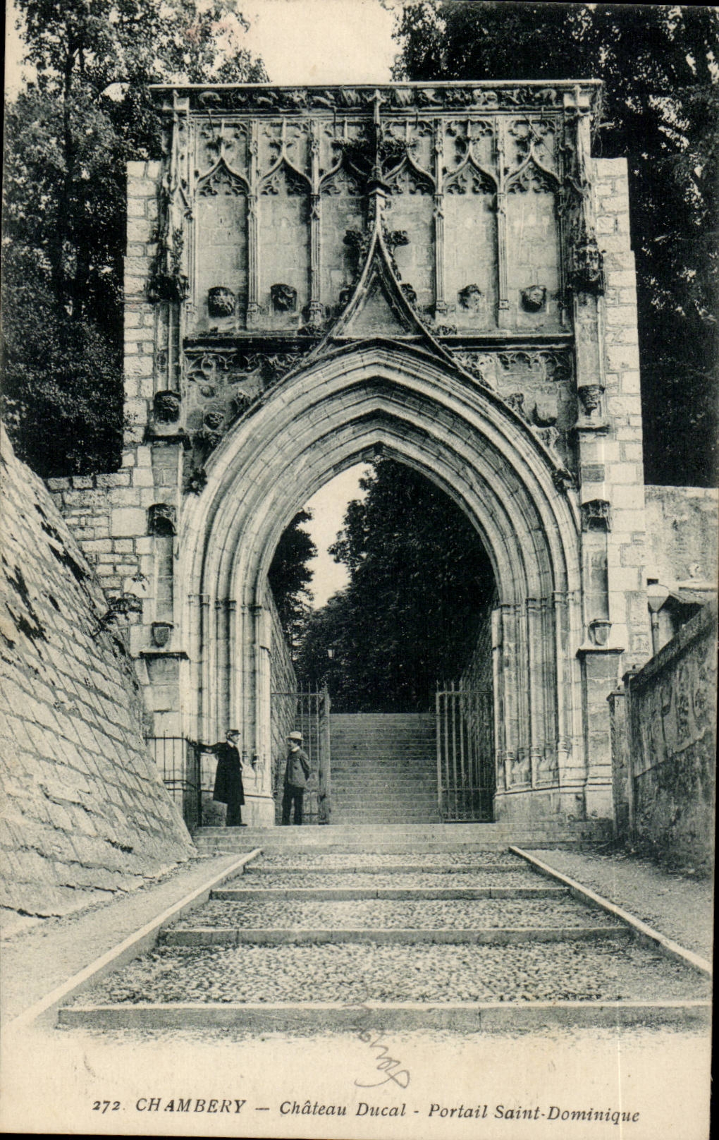 Chambery — Château Ducal — Portail Saint-Dominique — éditeur : Carte Postale Chambéry, n° 272