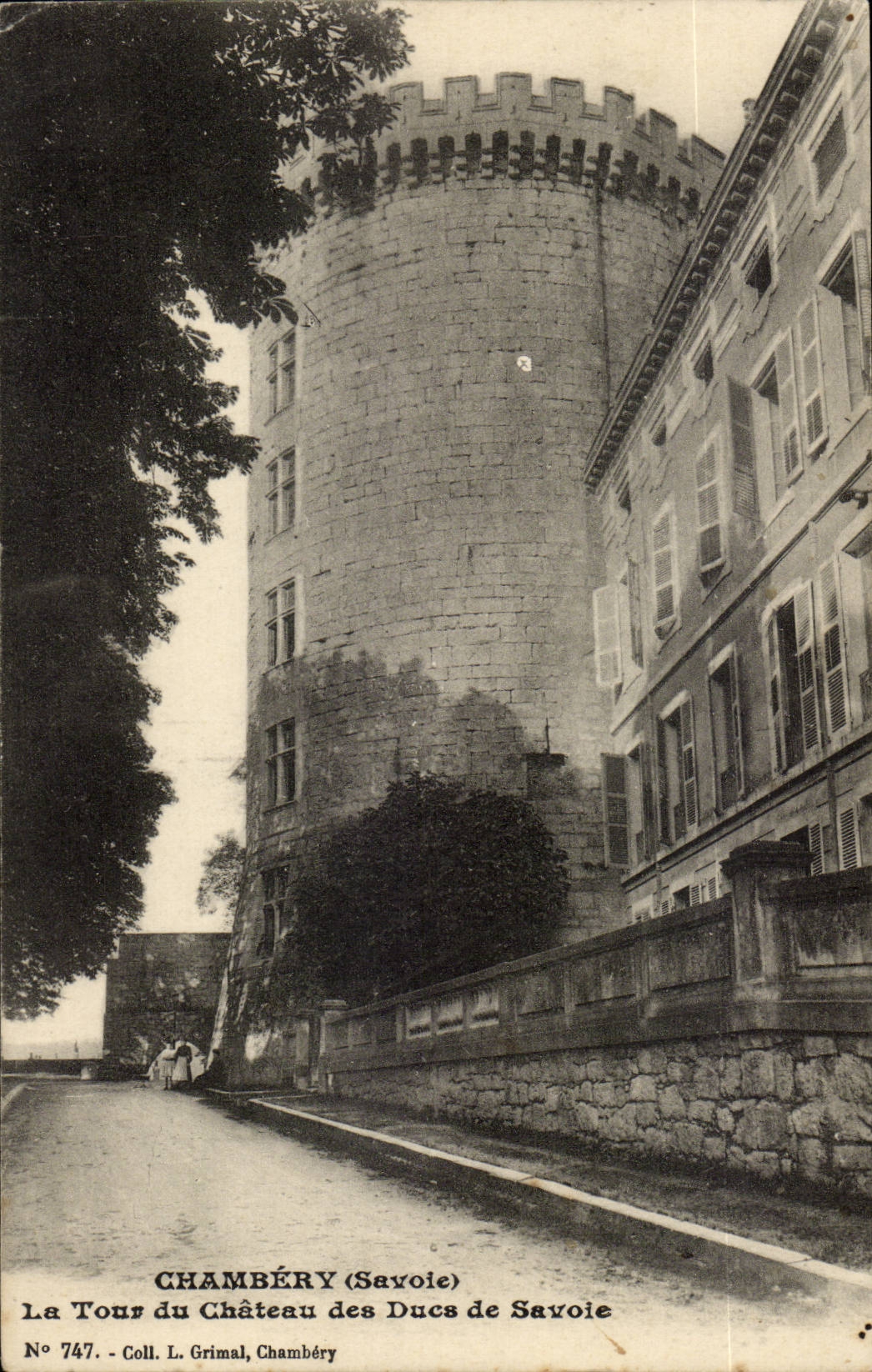 Chambéry (Savoie) — La Tour du Château des Ducs de Savoie — Coll. L. Grimal, n° 747