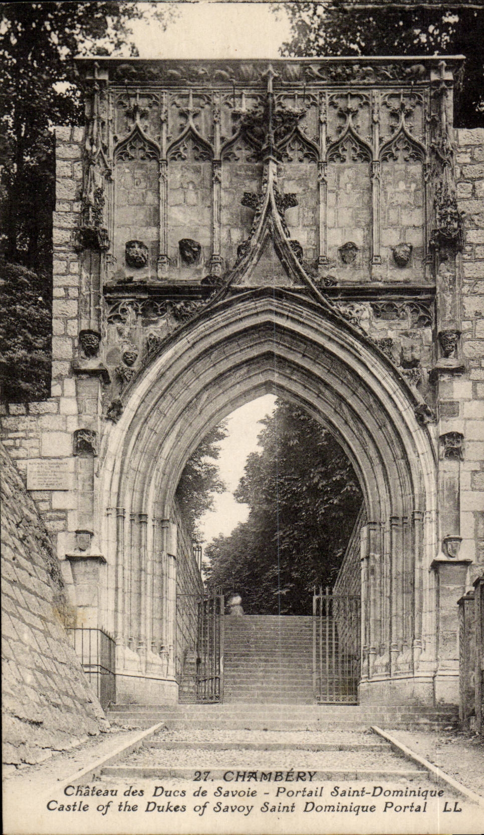 Schloss der Herzöge von Savoyen - Portal Saint-Dominique - Chambéry